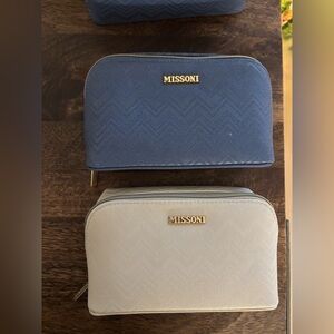 (4) Missoni Travel Cosmetic Bags - NEW